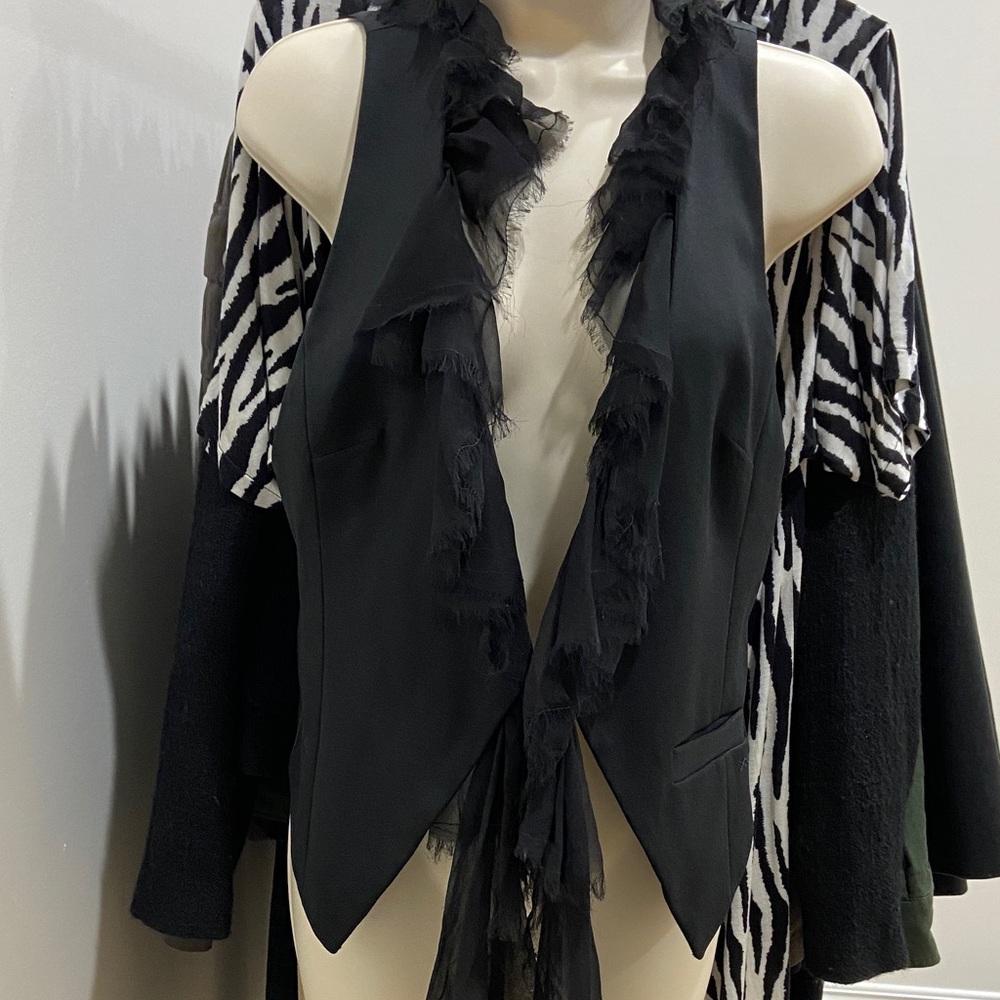 Cool Chic Black Vest Made in USA